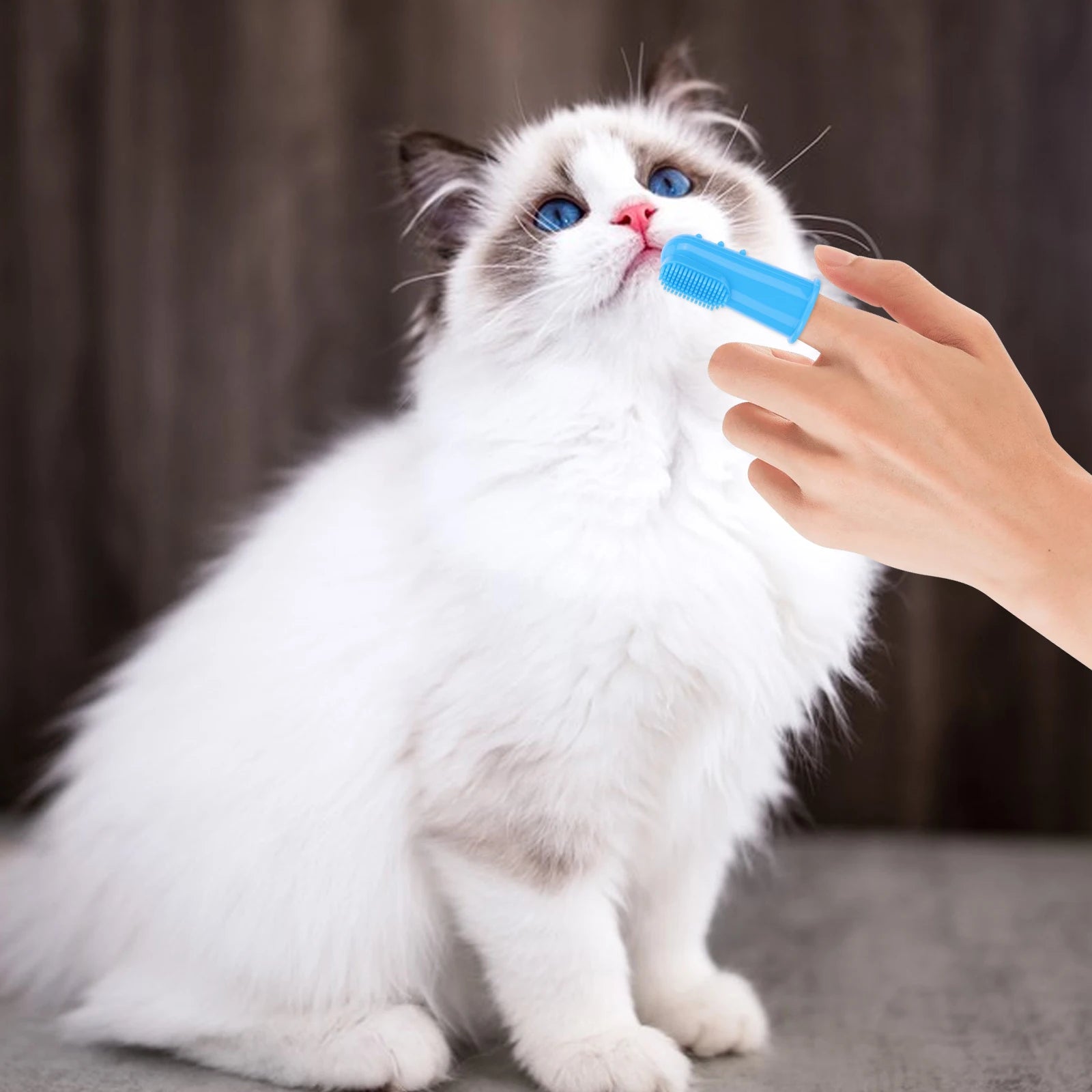 6PCS Pet Grooming Kit – Silicone Bath & Massage Gloves for Dogs & Cats