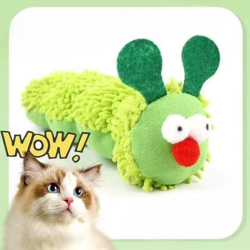 Catnip Plush Cat Toy Squeaky Chew Toy for Cats