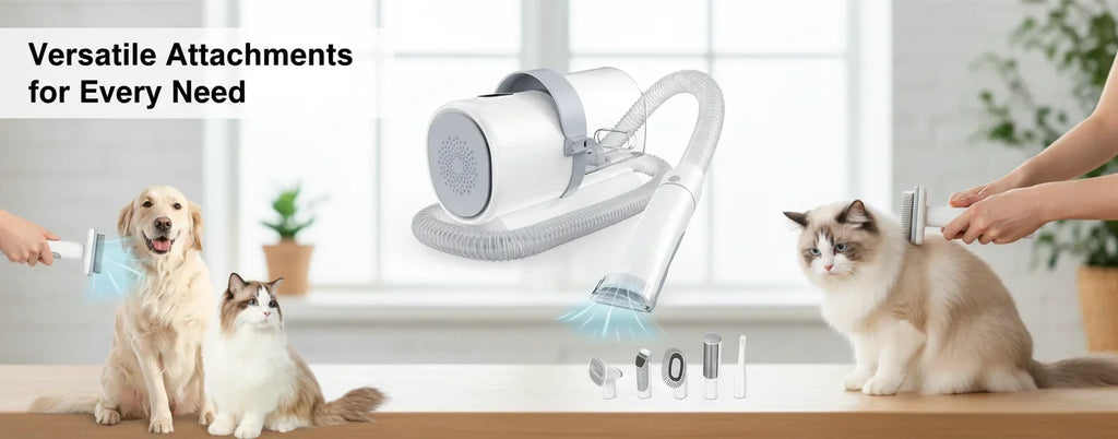 Pet Grooming Vacuum Kit – 2L Dust Cup