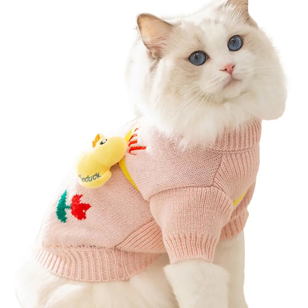 Christmas Dog & Cat Sweater for Small Pets