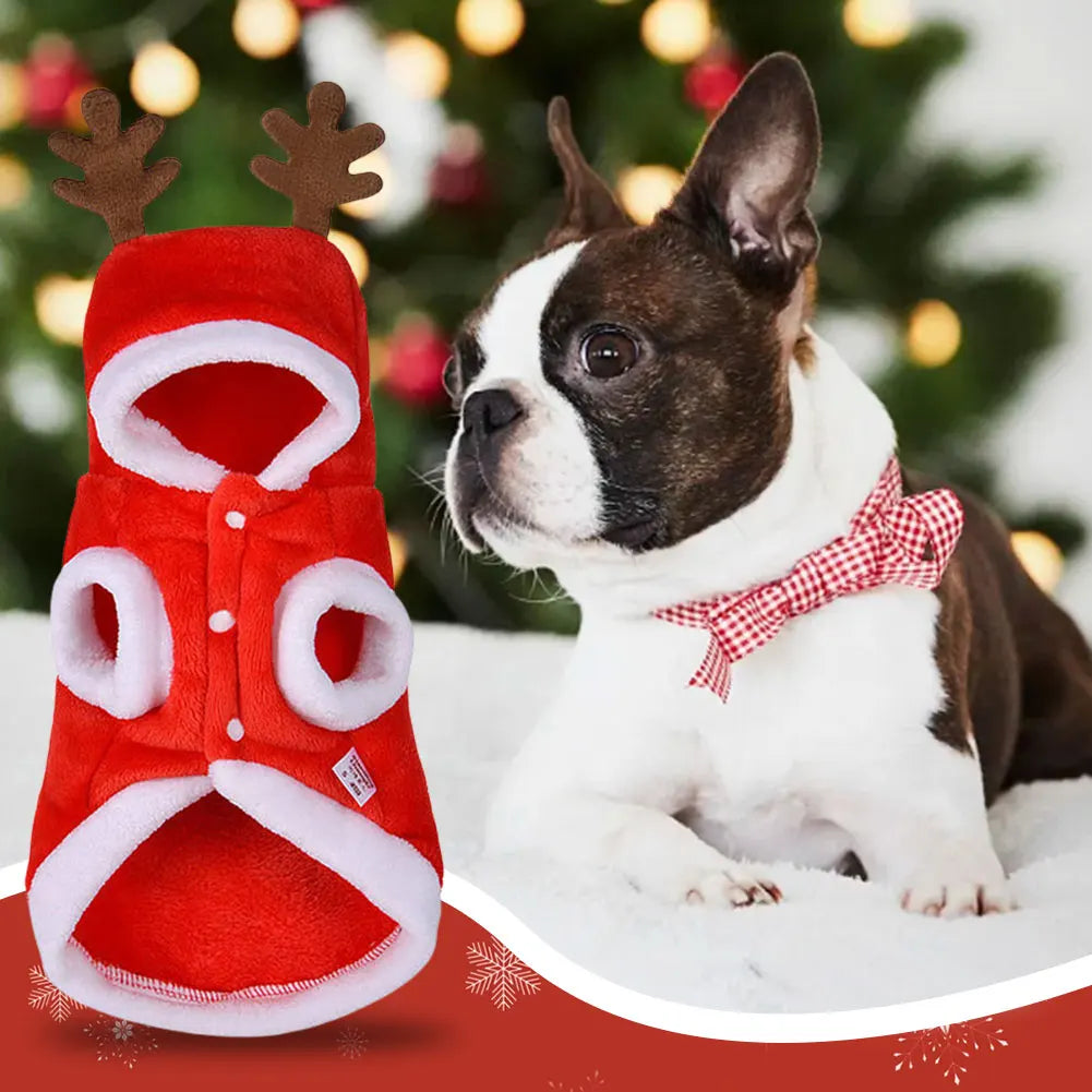 Christmas Pet Hoodie for Dogs & Cats