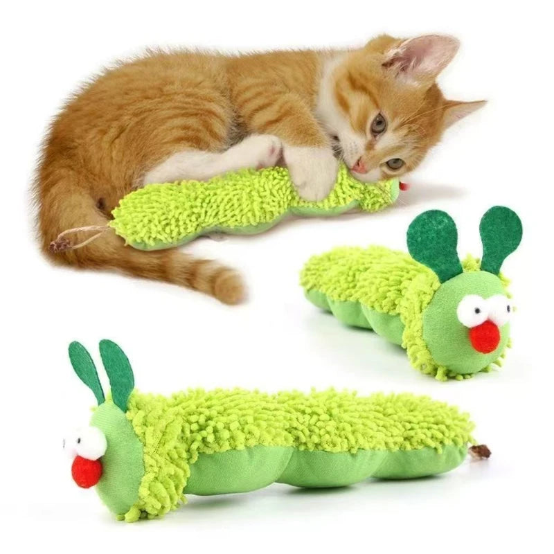 Catnip Plush Cat Toy Squeaky Chew Toy for Cats