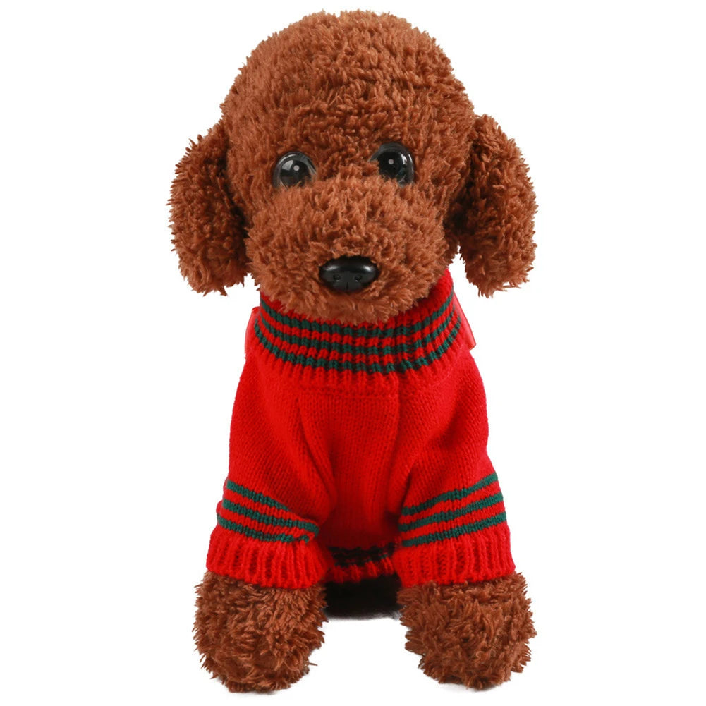 Knitted Christmas Sweater for Cats & Small Dogs
