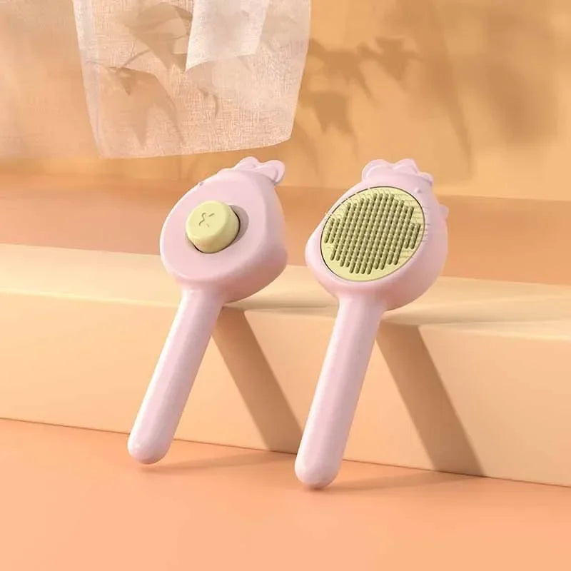 Pet Self-Grooming Massage Brush – Hair Removal for Cats & Dogs