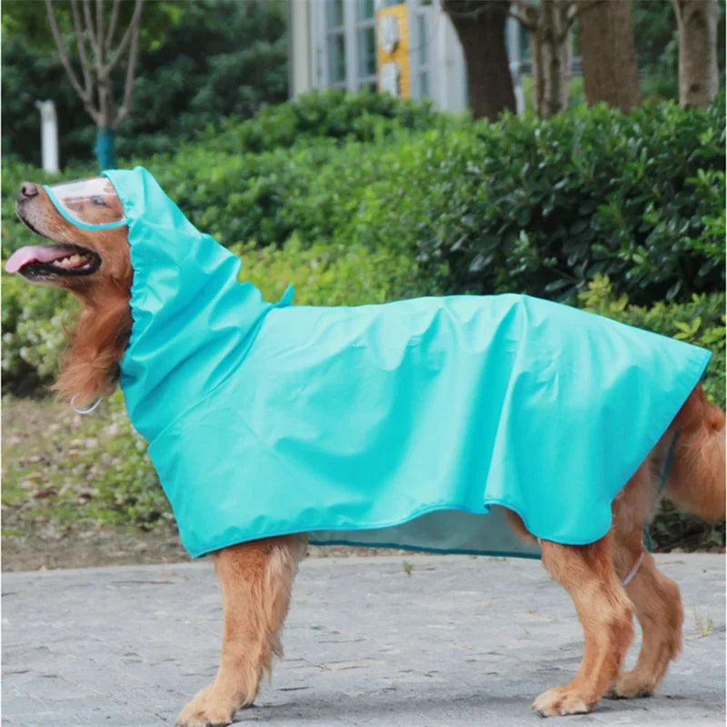 Waterproof Puppy Dog Raincoat for Medium & Large Dogs