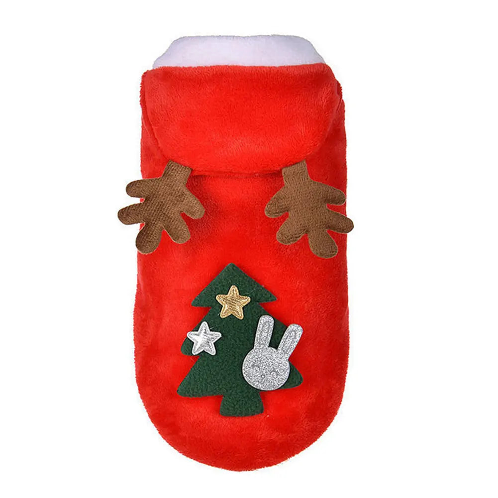 Christmas Pet Hoodie for Dogs & Cats
