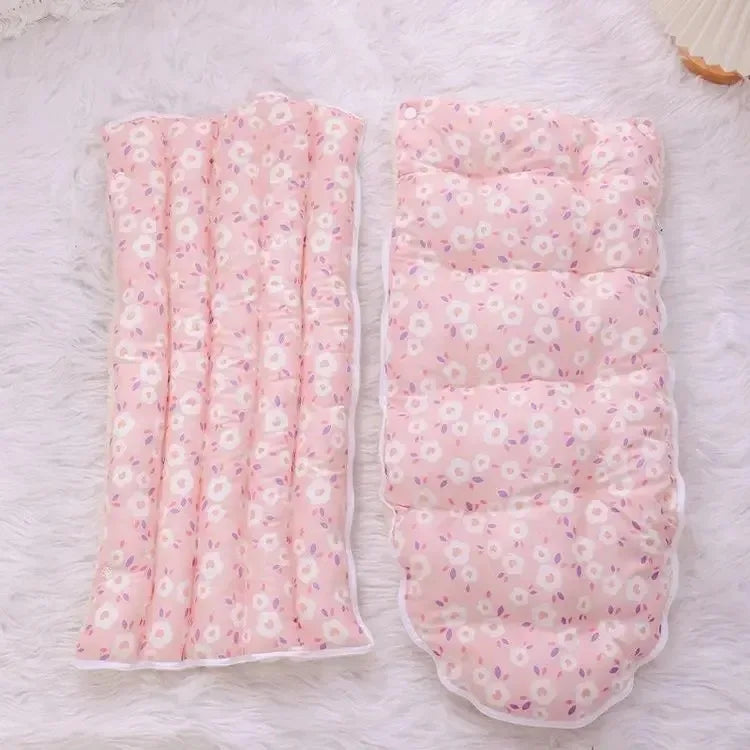 Cozy Corduroy Winter Basket Bed for Cats & Small Pets - Veloro