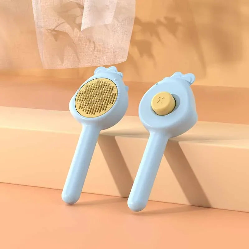 Pet Self-Grooming Massage Brush – Hair Removal for Cats & Dogs