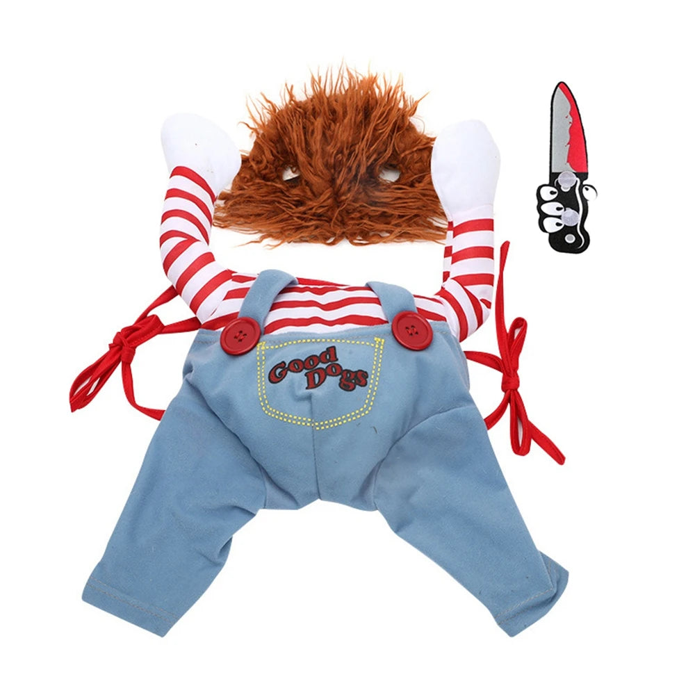 Deadly Doll Dog & Cat Costume for Halloween