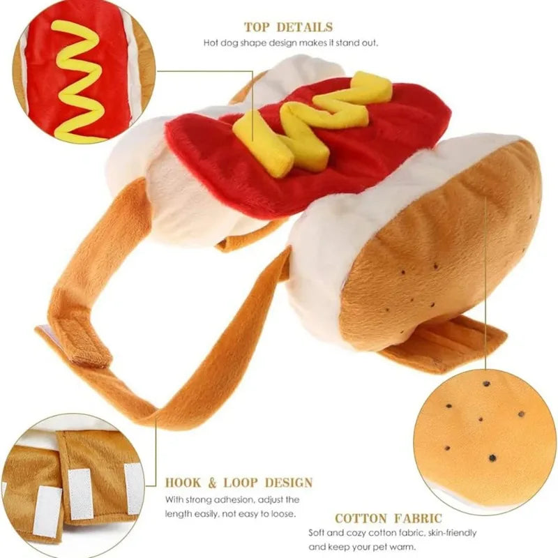 Hot Dog Halloween Costume for Dogs