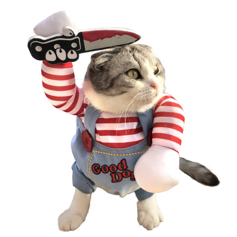 Deadly Doll Dog & Cat Costume for Halloween