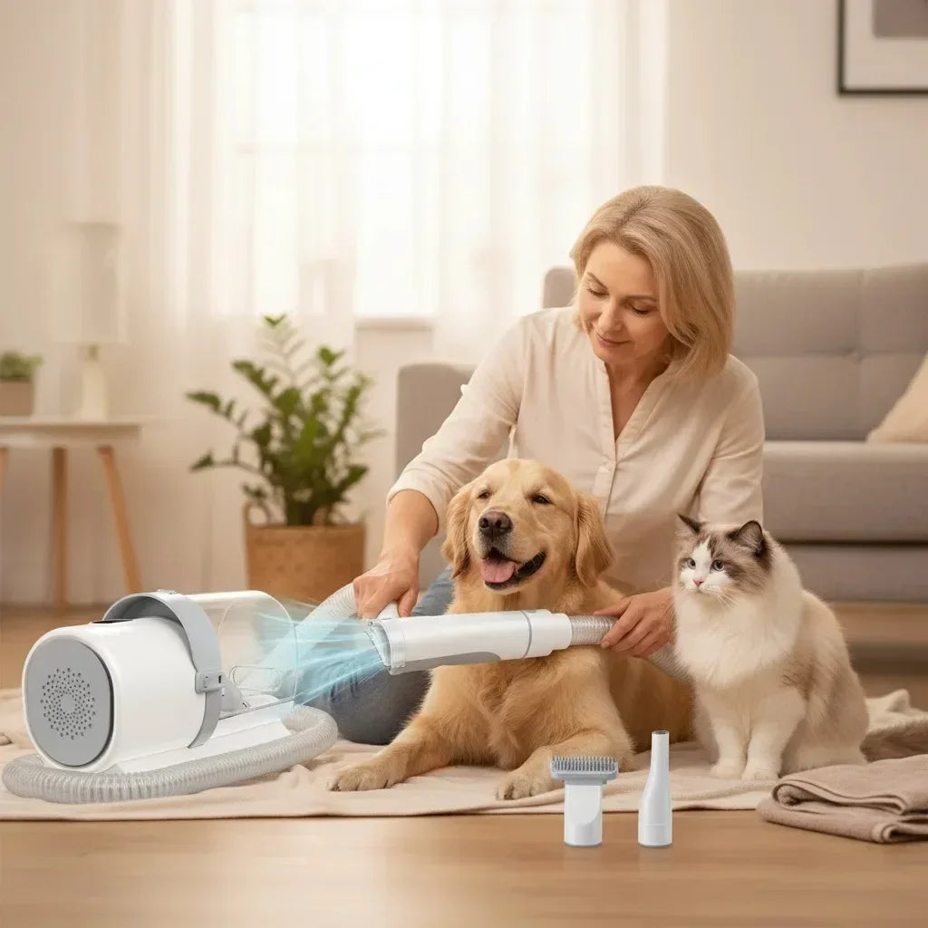 Pet Grooming Vacuum Kit – 2L Dust Cup