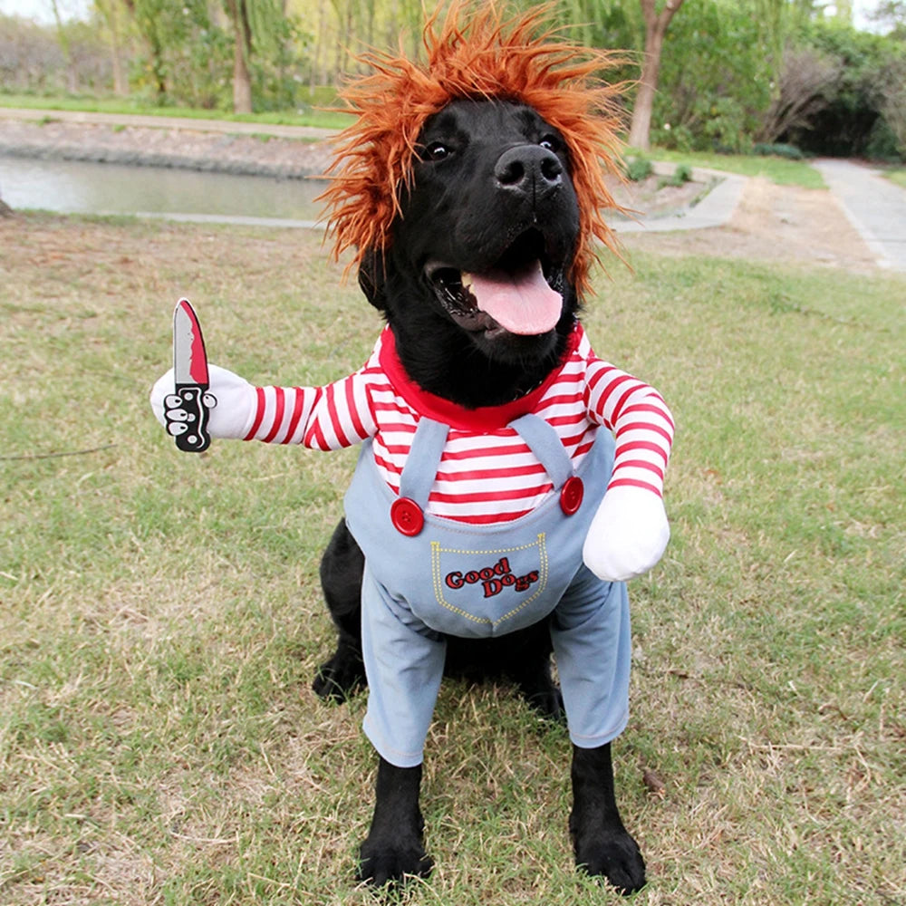 Deadly Doll Dog & Cat Costume for Halloween