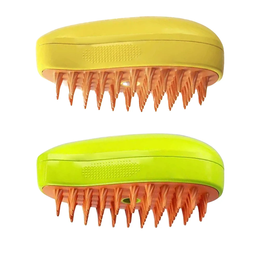 Electric Cat Grooming Brush with Spray