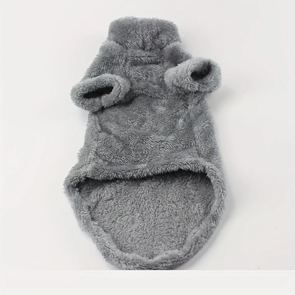 Cat Sweater Warm Velvet Vest for Small & Hairless Cats