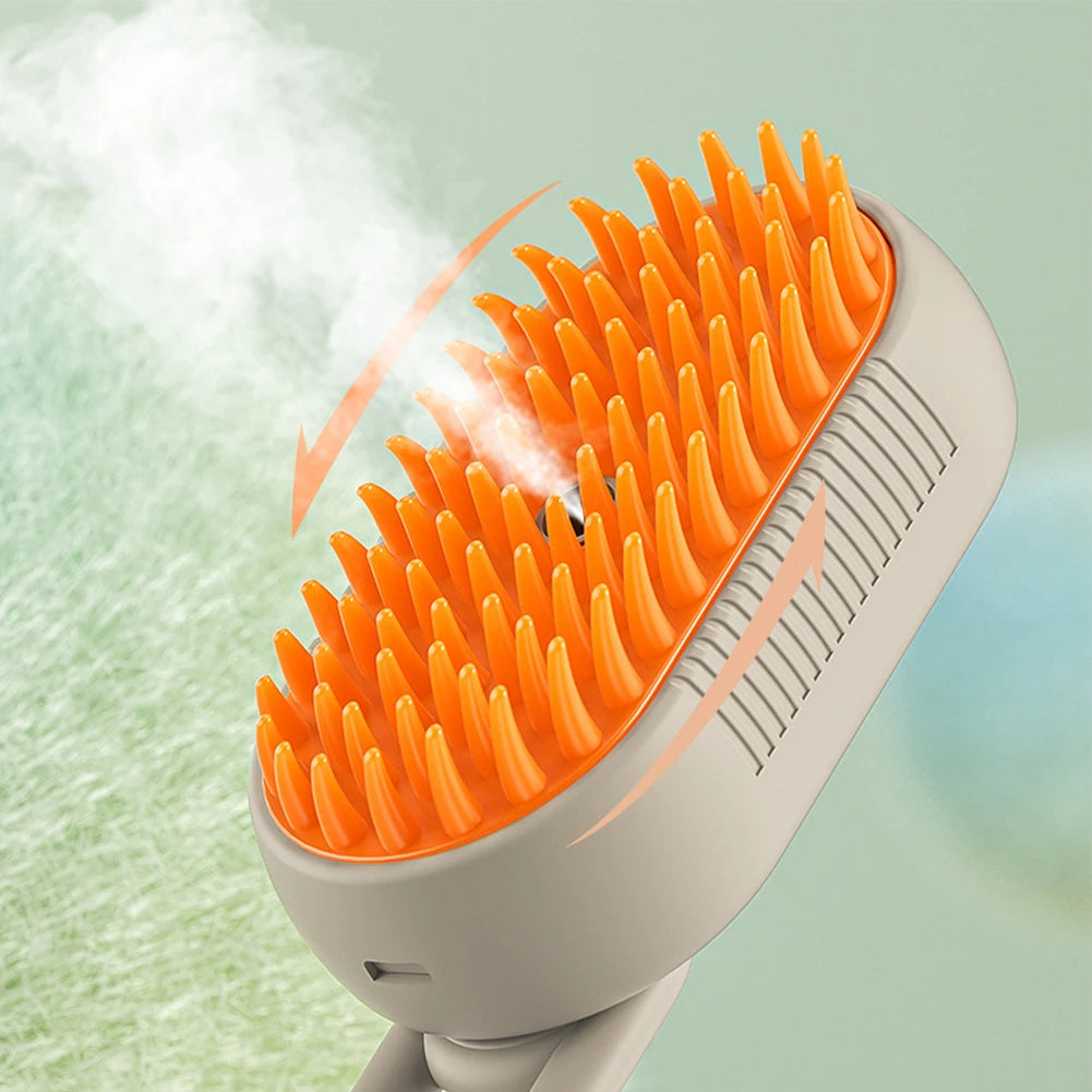 USB Cat & Dog Grooming Comb with Water Spray