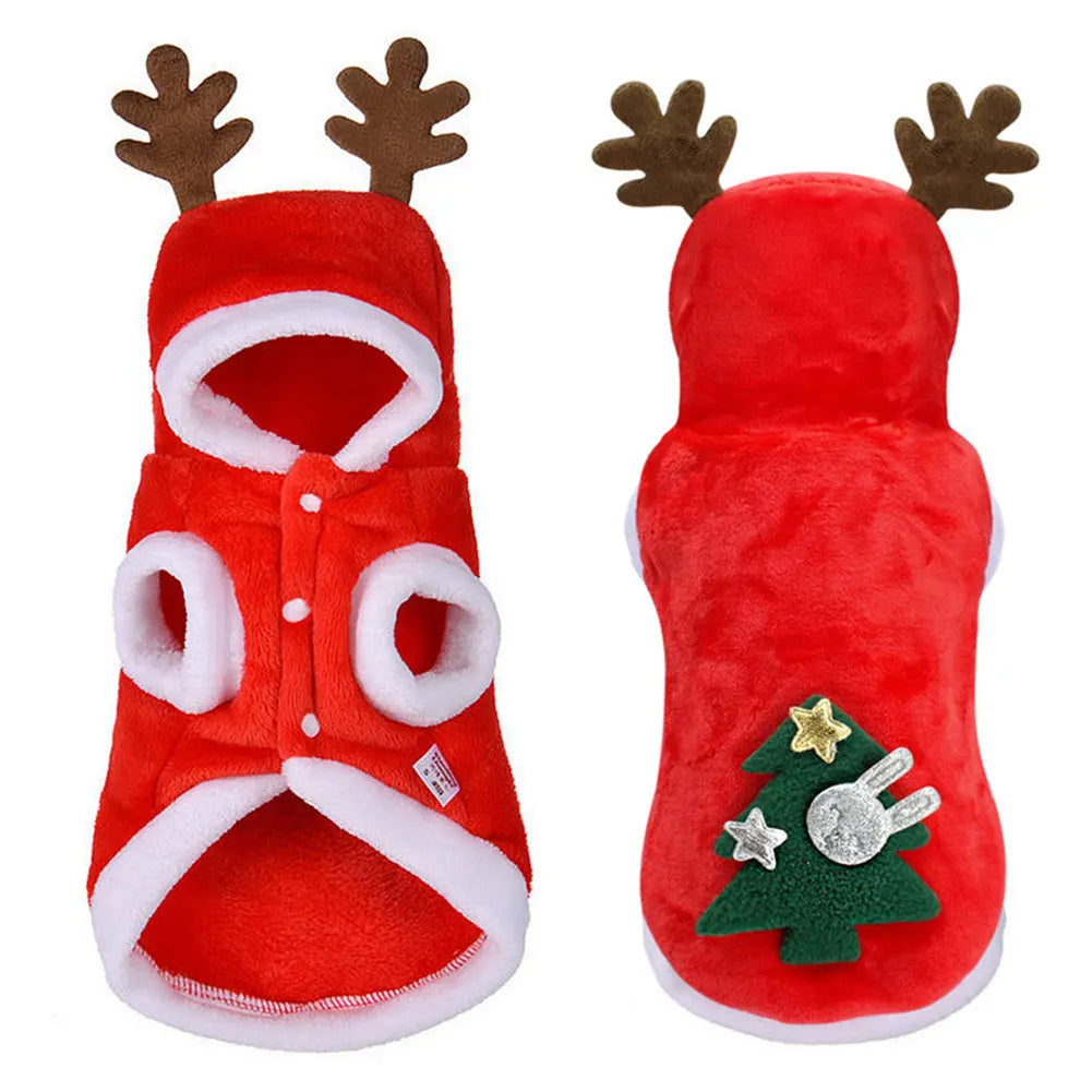 Christmas Pet Hoodie for Dogs & Cats