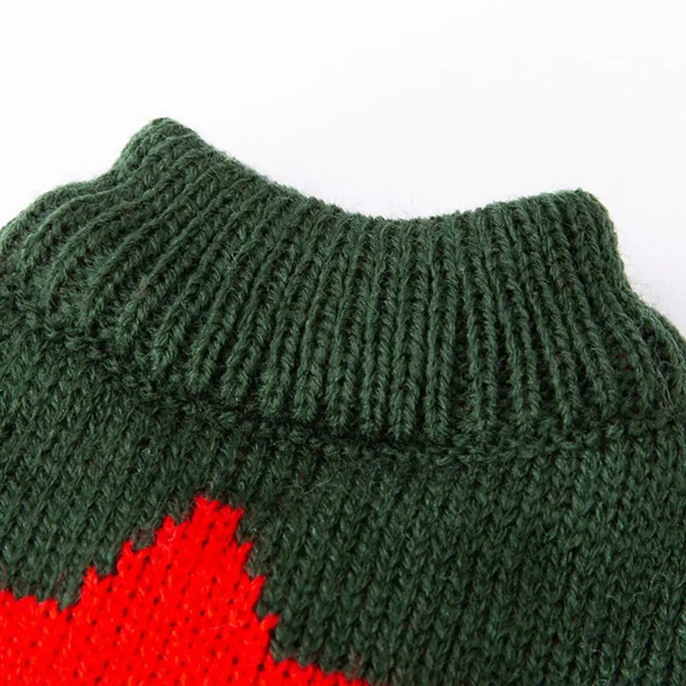Christmas Dog & Cat Sweater for Small Pets