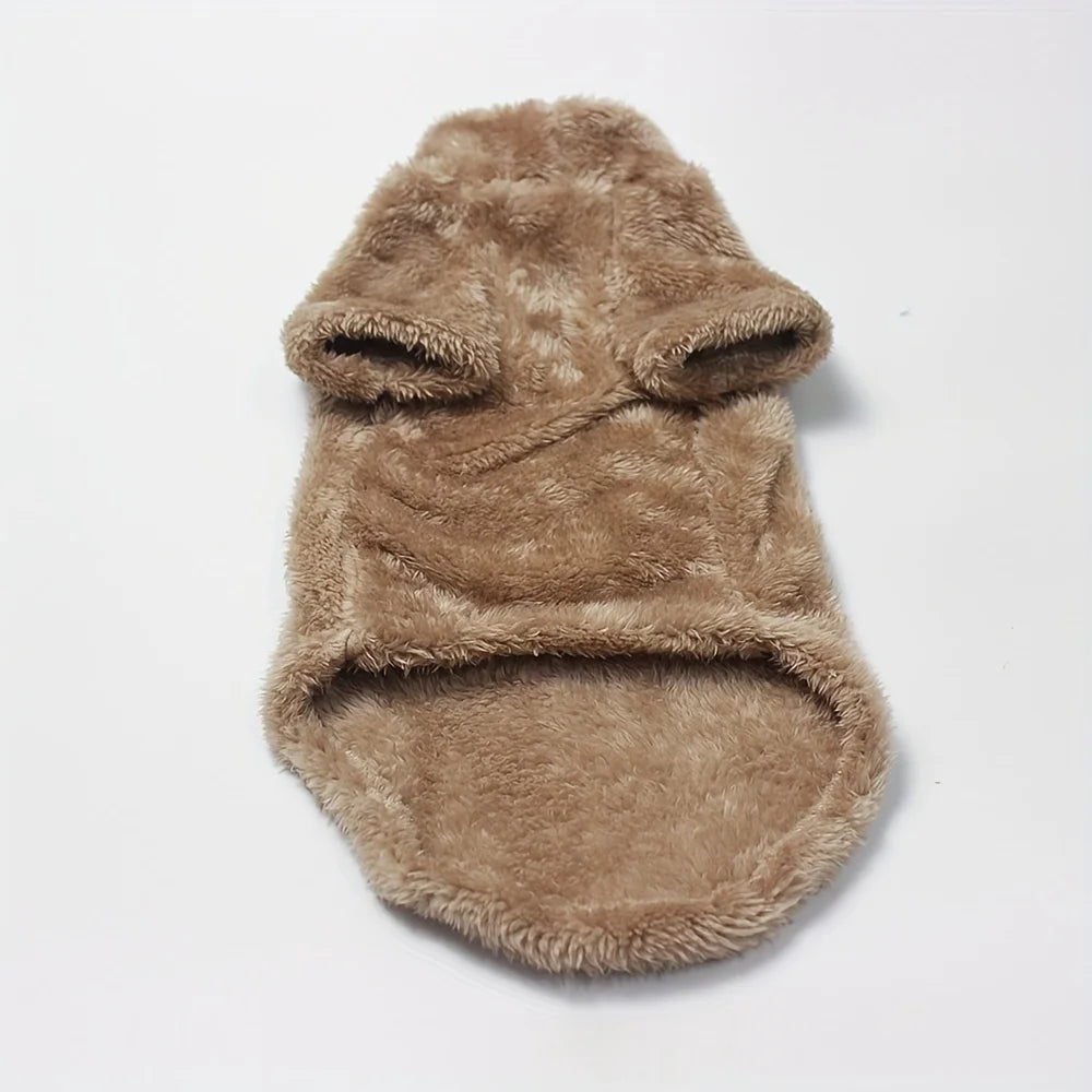 Cat Sweater Warm Velvet Vest for Small & Hairless Cats