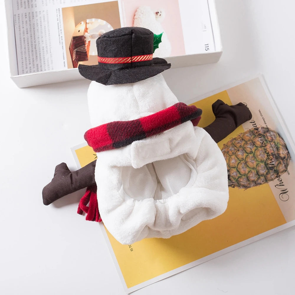 Snowman Dog Costume for Small & Medium Dogs