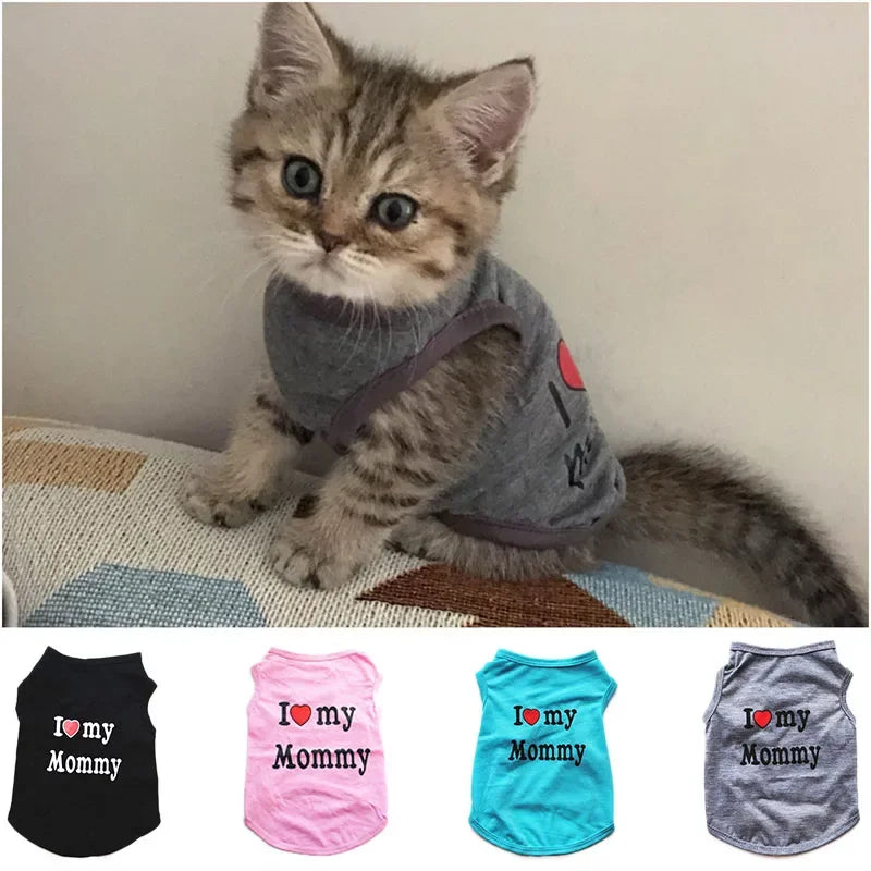 Cat & Small Dog Summer Cotton Vest