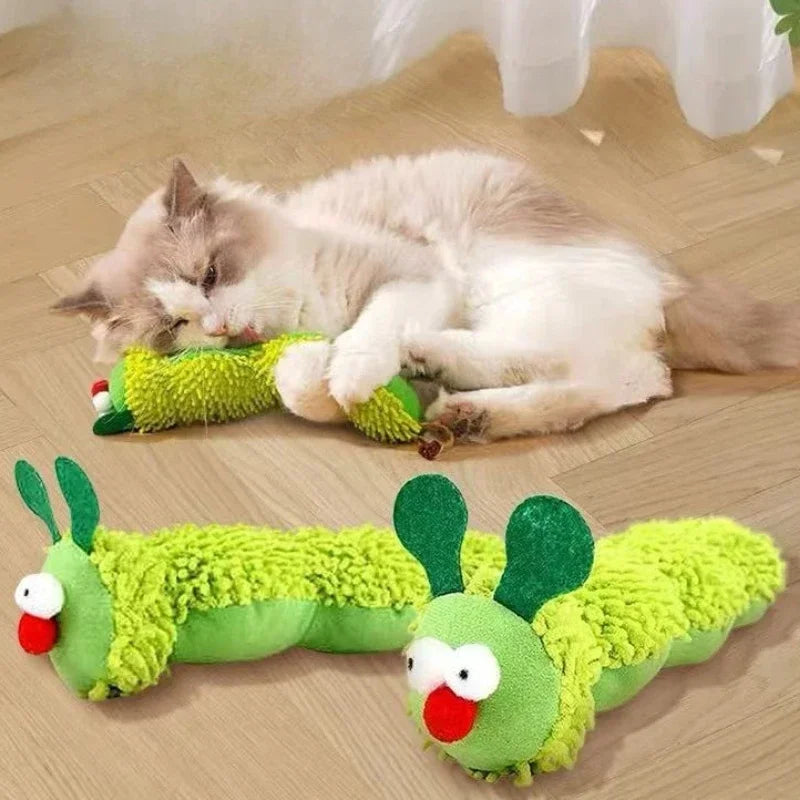 Catnip Plush Cat Toy Squeaky Chew Toy for Cats