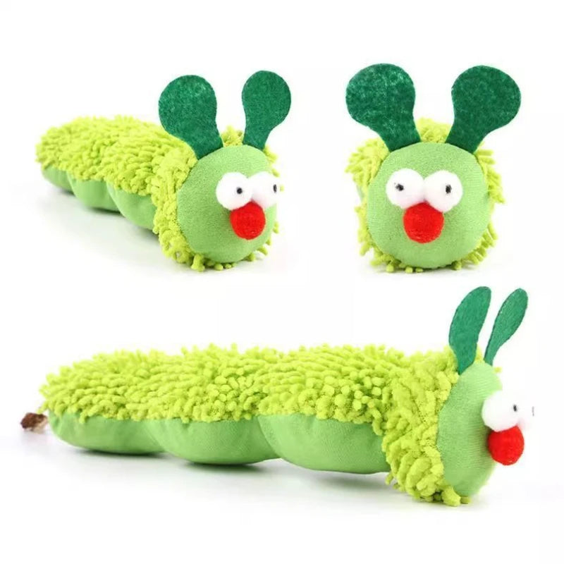 Catnip Plush Cat Toy Squeaky Chew Toy for Cats