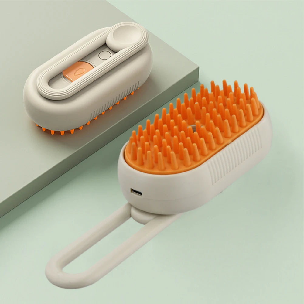 USB Cat & Dog Grooming Comb with Water Spray