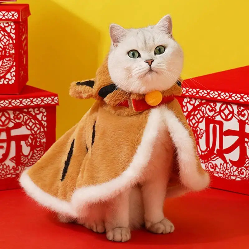 Cat Tiger Cloak Costume – Warm Winter Coat