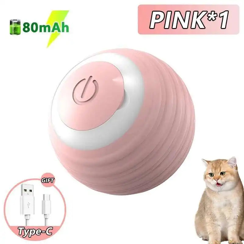 Smart Interactive Dog Toy Ball LED Rolling Toy