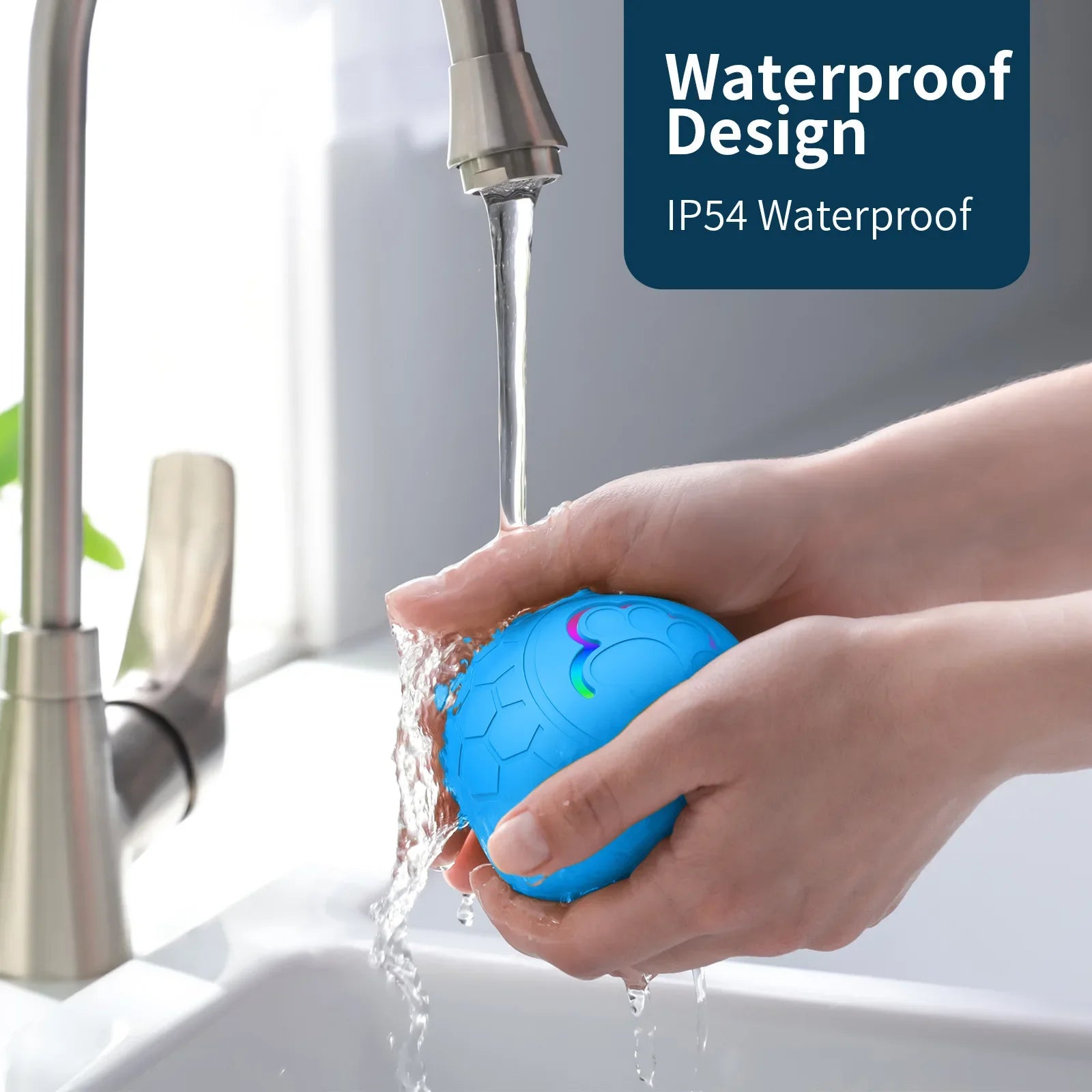 Smart Interactive Dog Toy Ball LED Rolling Toy