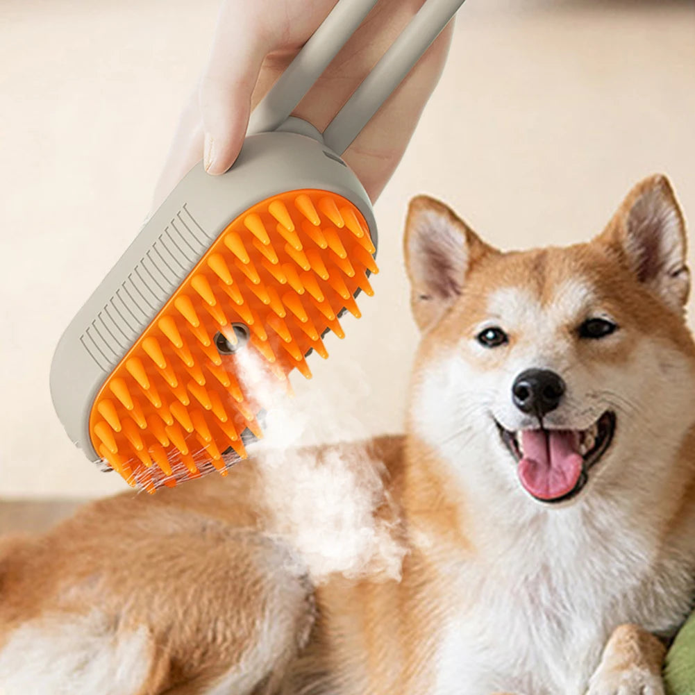 USB Cat & Dog Grooming Comb with Water Spray