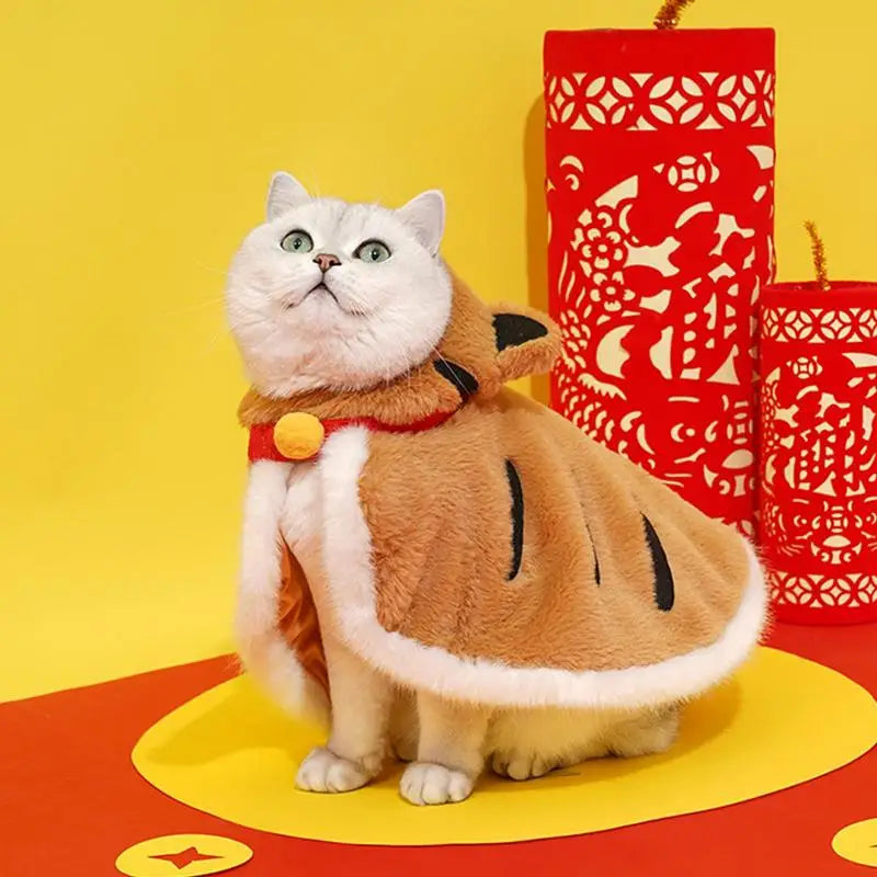 Cat Tiger Cloak Costume – Warm Winter Coat