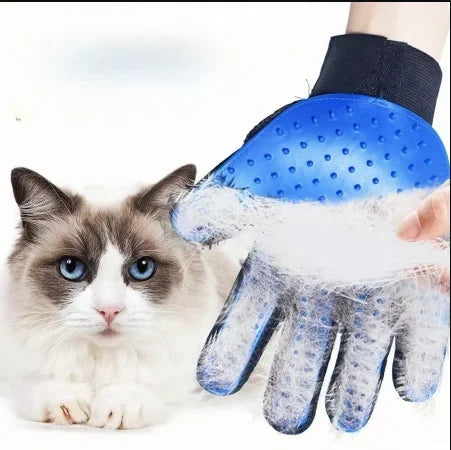 Premium Pet Grooming Gloves – 2-in-1 Deshedding & Bath Mitt for Cats & Dogs