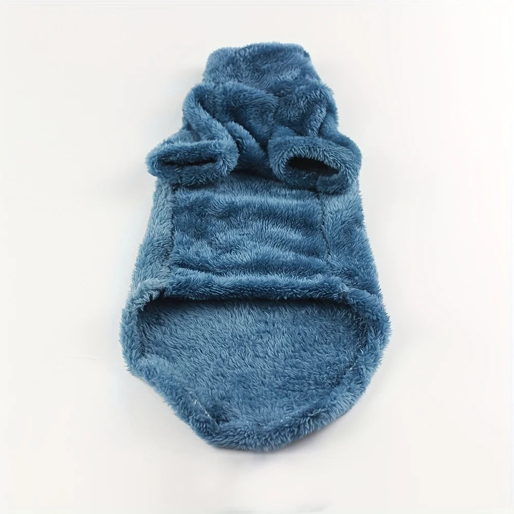 Cat Sweater Warm Velvet Vest for Small & Hairless Cats