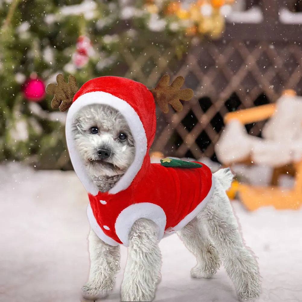 Christmas Pet Hoodie for Dogs & Cats