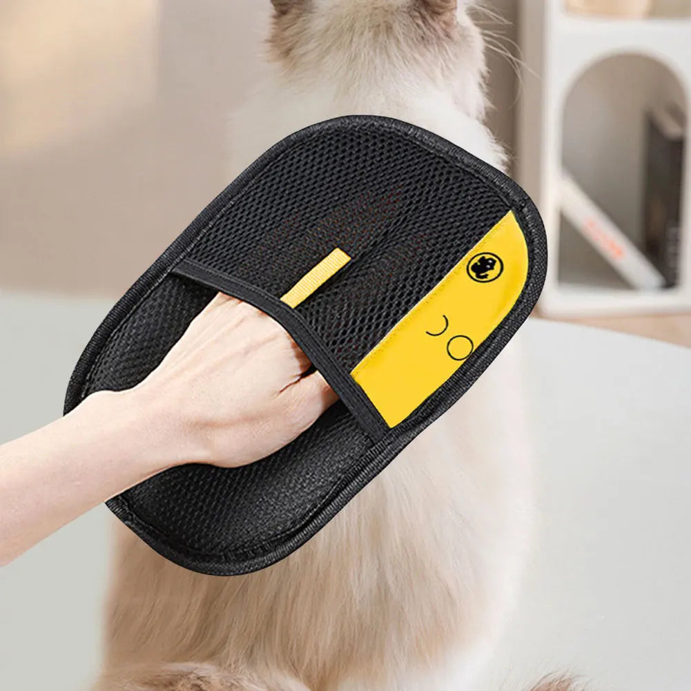 Pet Hair Remover Mitt – Grooming Gloves for Dogs, Cats & Rabbits