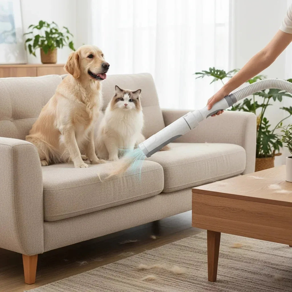 Pet Grooming Vacuum Kit – 2L Dust Cup